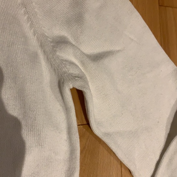 NWOT/New Girl’s Children’s Place White Pearl Knit Button Up Cardigan-size16 - Picture 5 of 17